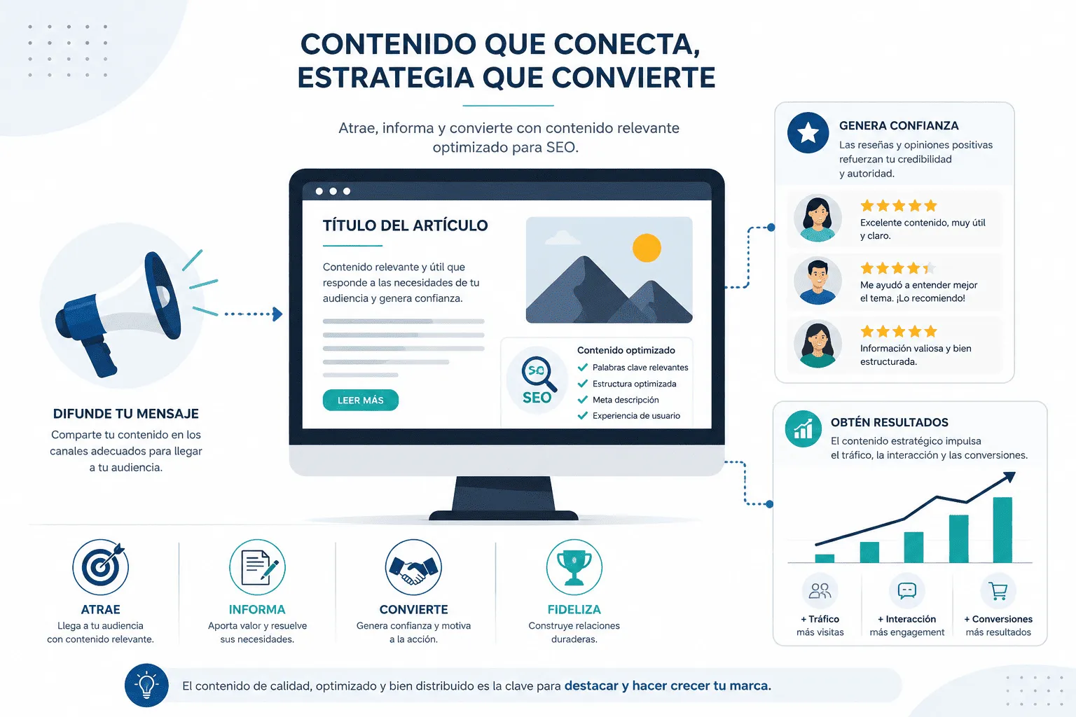 Contenido que conecta, estrategia que convierte